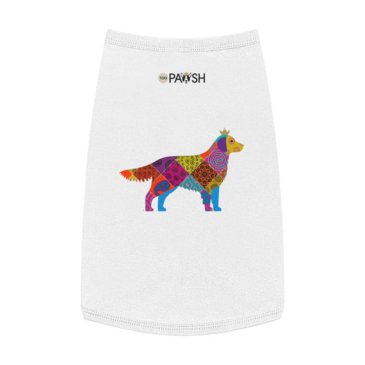 Golden Retriever Paisley Pet Tank Top