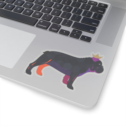 Frenchie Black Sticker