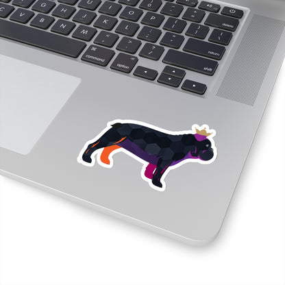 Frenchie Black Sticker