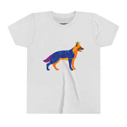 German Shepherd Youth Short Sleeve Tee