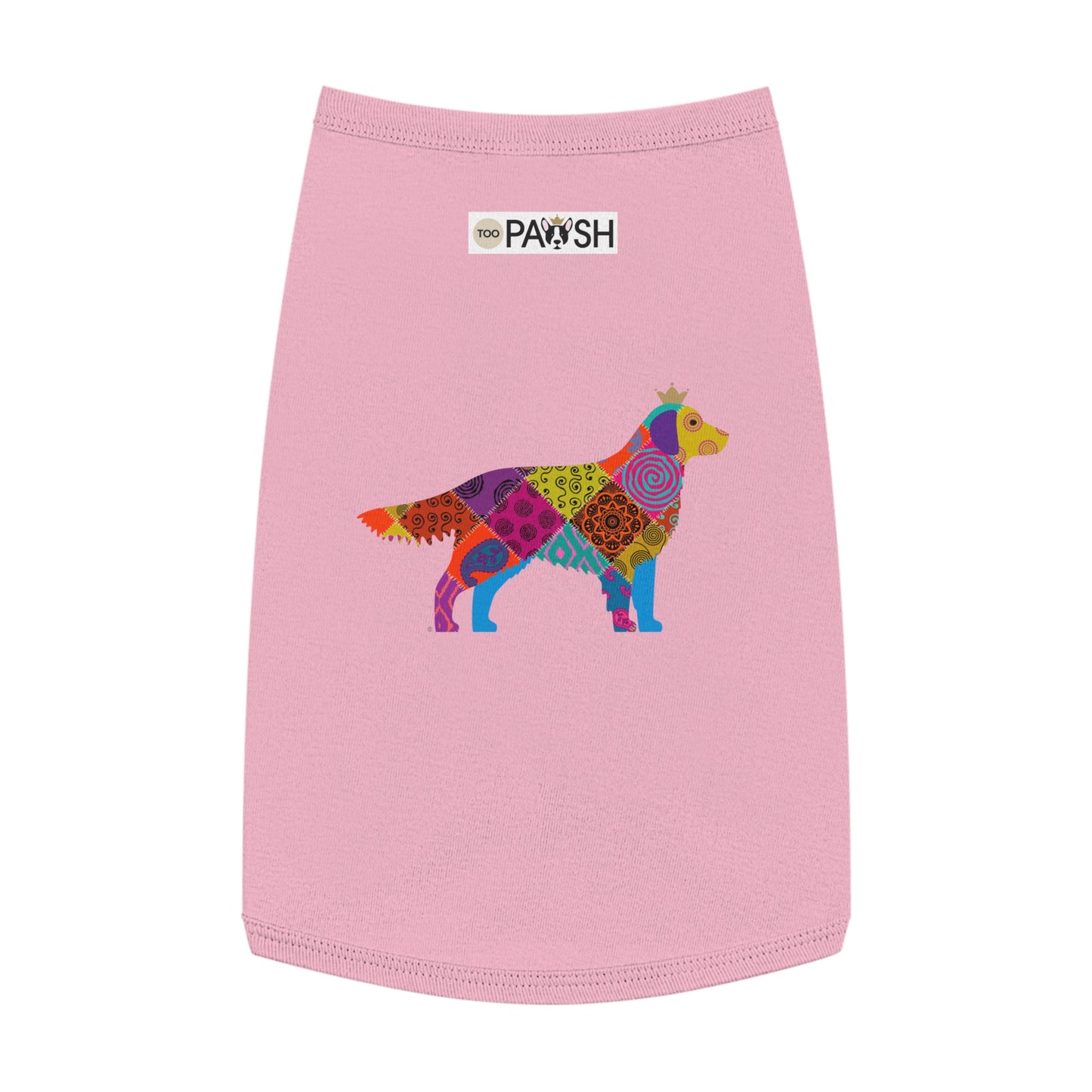 Golden Retriever Paisley Pet Tank Top