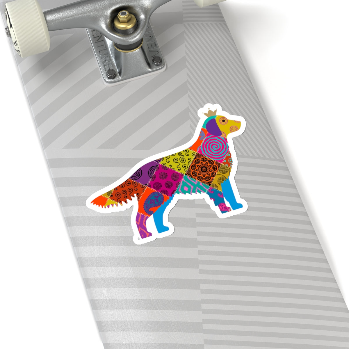 Golden Retriever Paisley Sticker