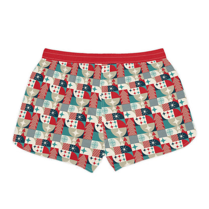 Retro Christmas Women's Casual Shorts