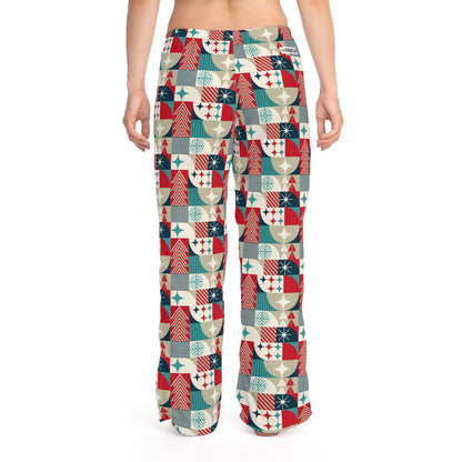 Retro Christmas Women's Pajama Pants