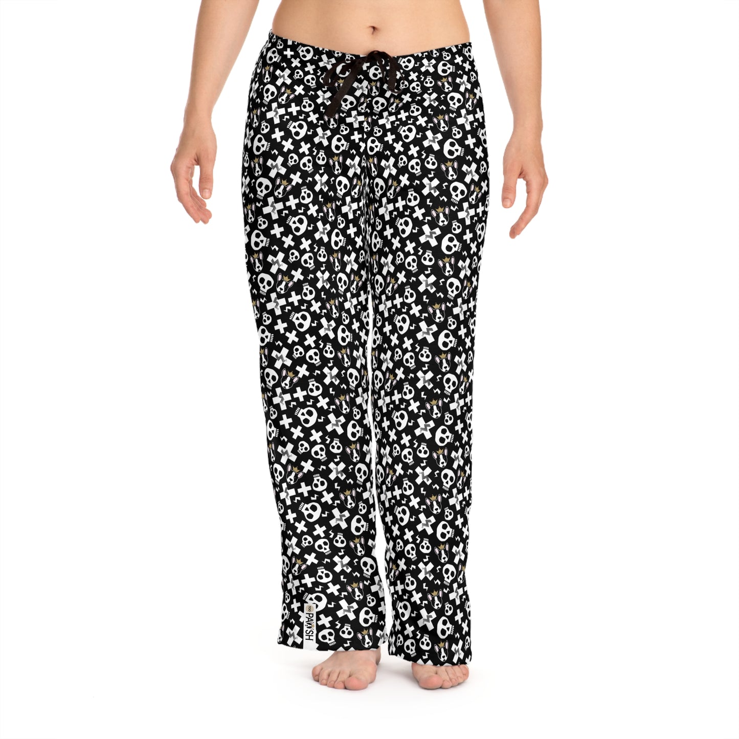 Glam & Punk Black Women's Pajama Pants