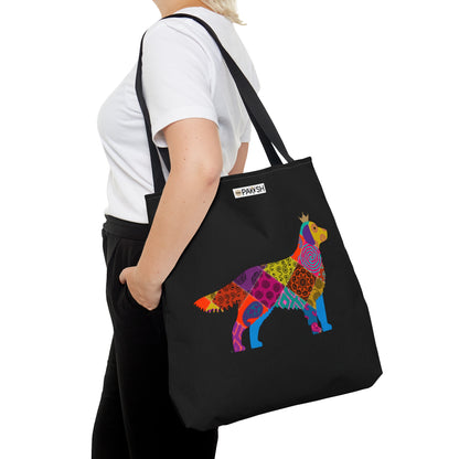 Golden Retriever Paisley Tote Bag