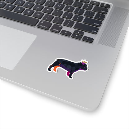 Frenchie Black Sticker