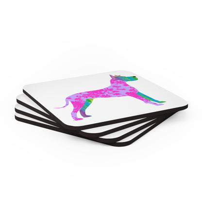 Great Dane Corkwood Coaster Set