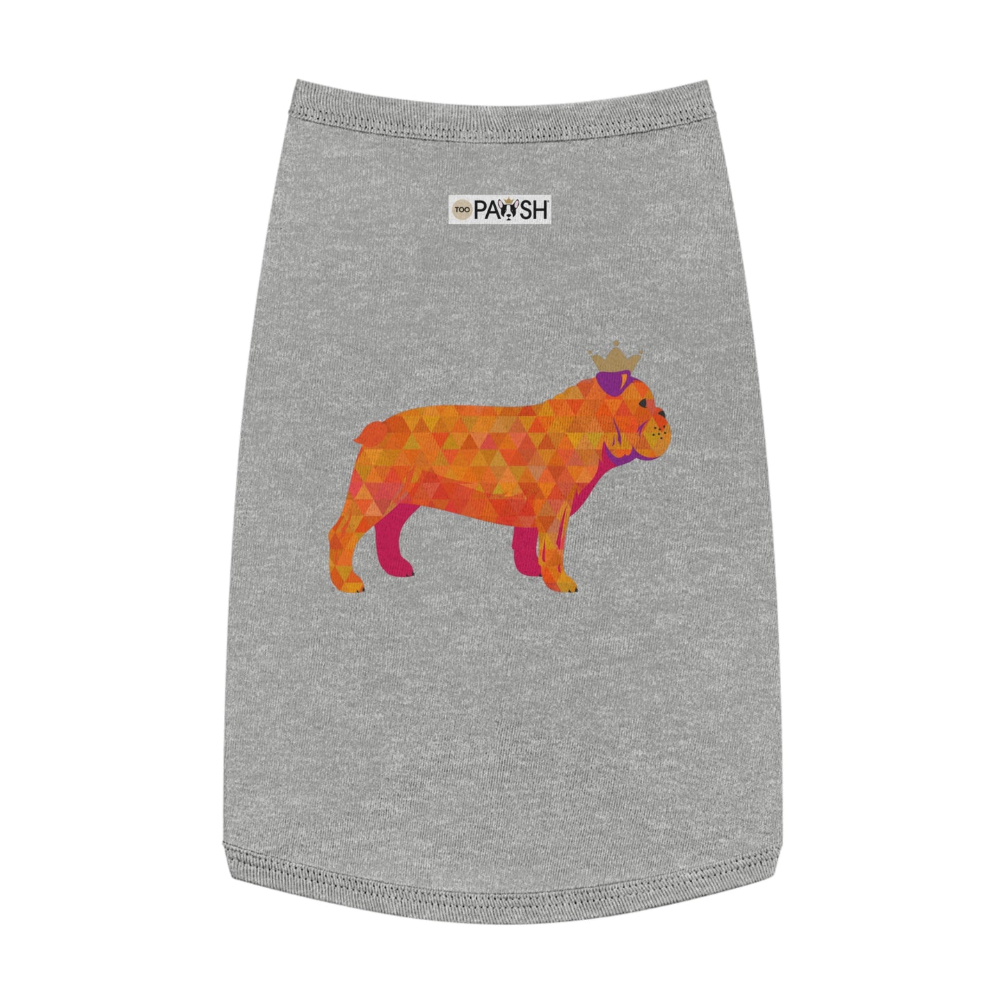 Frenchie Orange Pet Tank Top