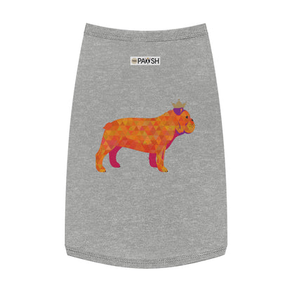 Frenchie Orange Pet Tank Top