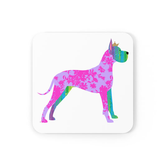 Great Dane Corkwood Coaster Set