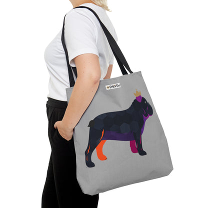 Frenchie Black Tote Bag