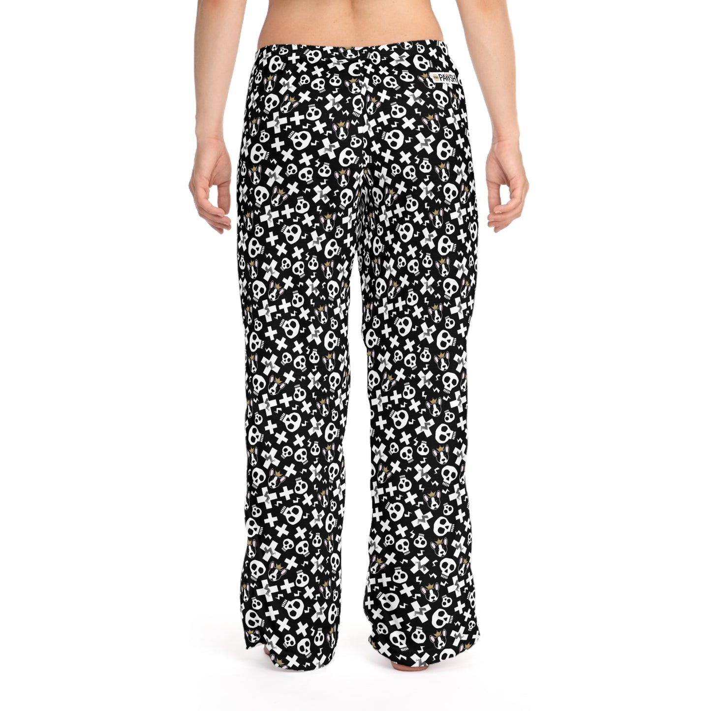 Glam & Punk Black Women's Pajama Pants