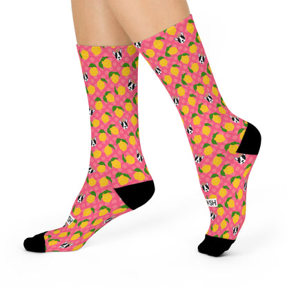 Limoncello Cushioned Crew Socks