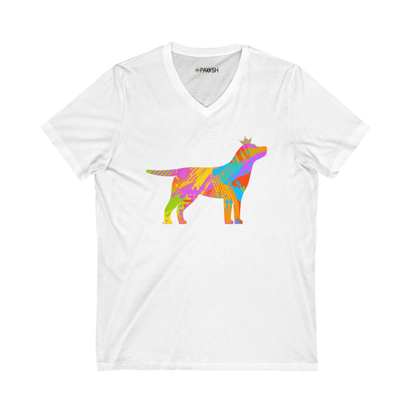 Labrador Unisex Jersey Short Sleeve V-Neck Tee