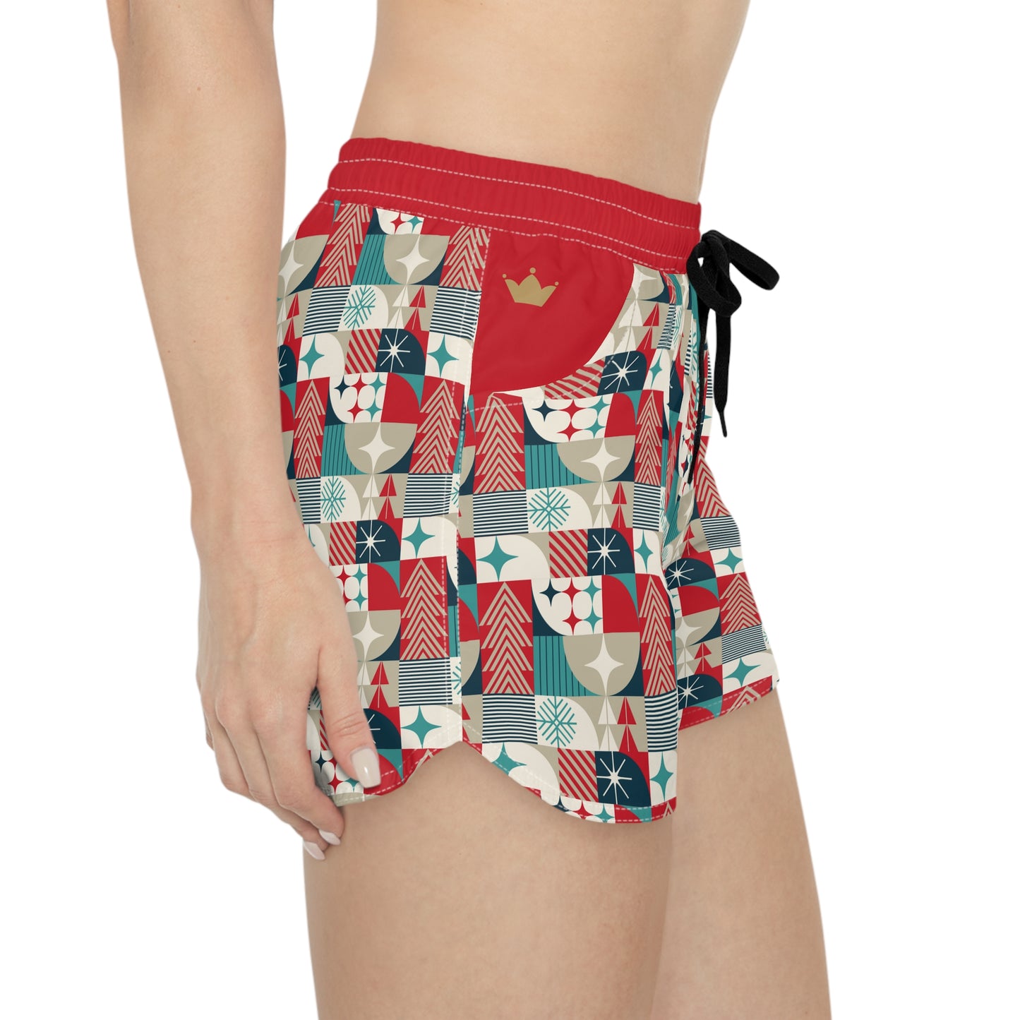 Retro Christmas Women's Casual Shorts