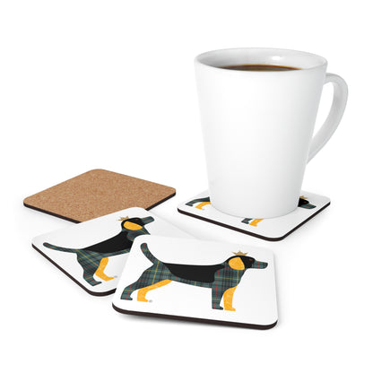 Beagle Corkwood Coaster Set