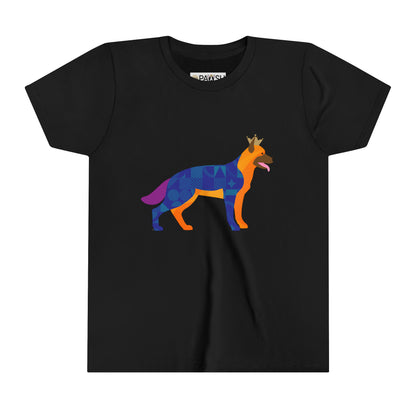 German Shepherd Youth Short Sleeve Tee