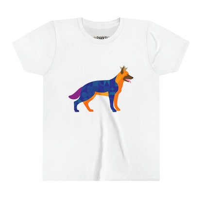 German Shepherd Youth Short Sleeve Tee