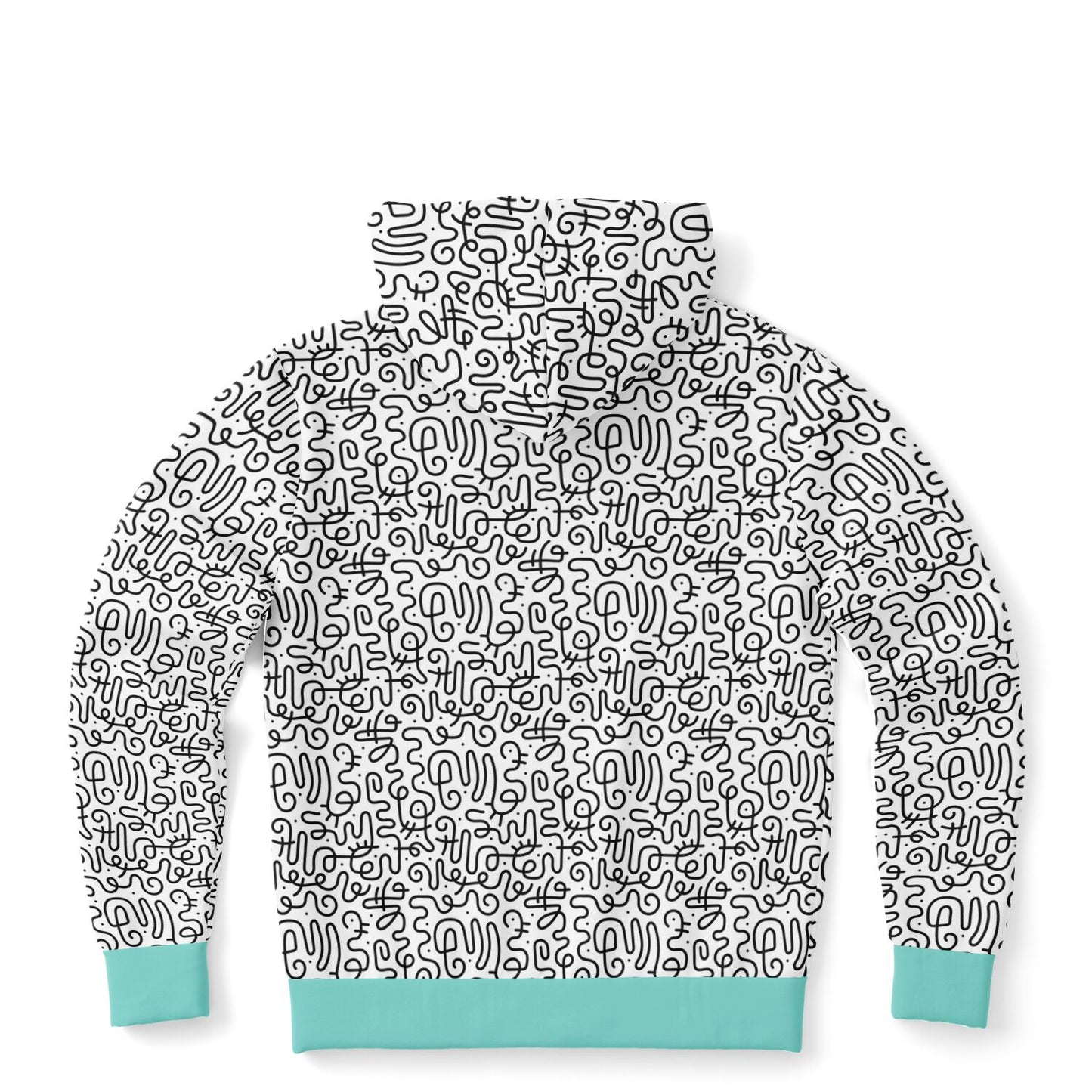 Mod Tiffany Blue Unisex Adult Hoodie