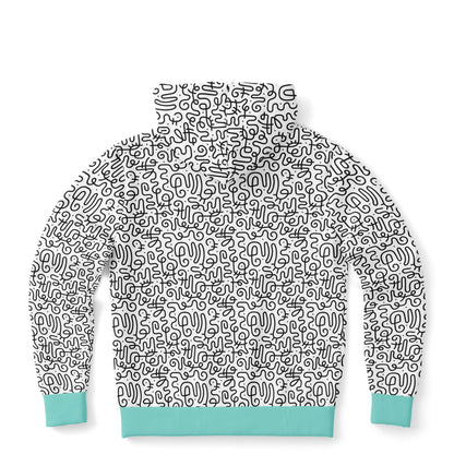 Mod Tiffany Blue Unisex Adult Hoodie