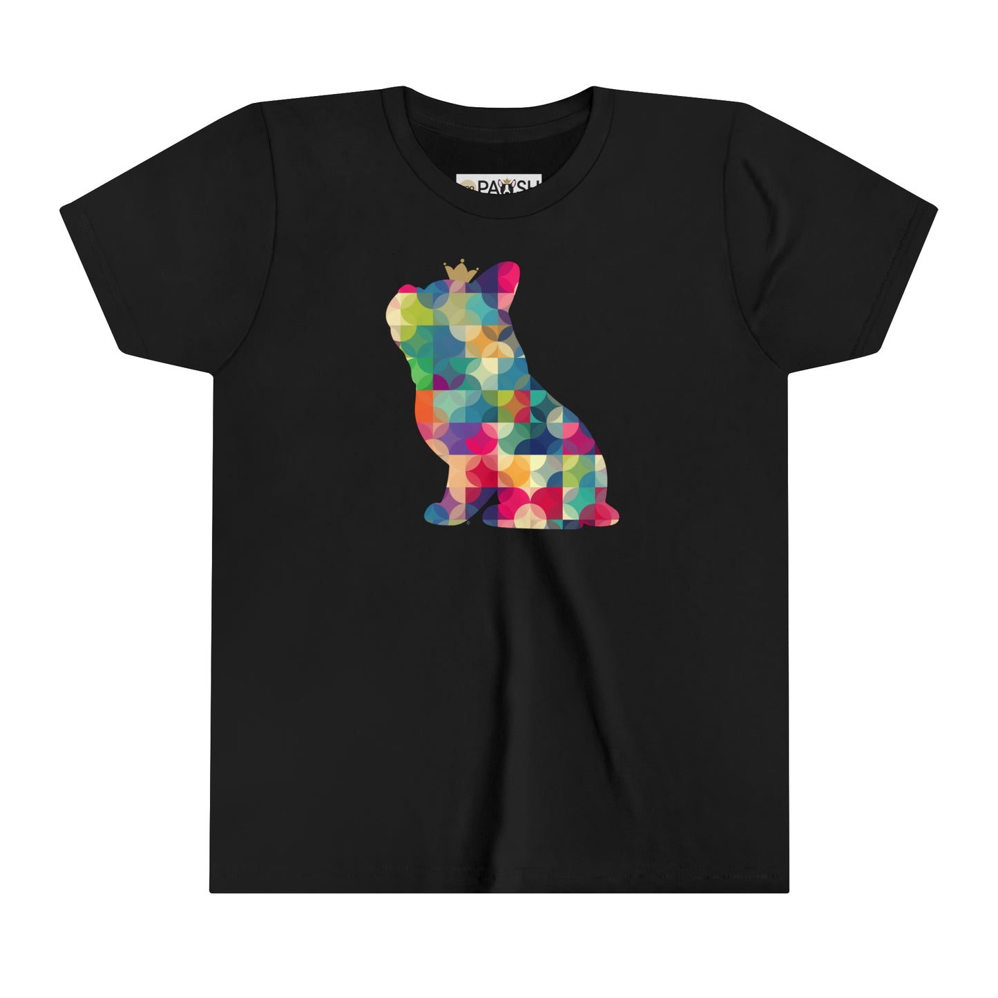 Frenchie Kaleidoscope Youth Short Sleeve Tee