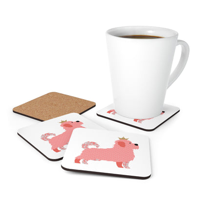 Maltese Corkwood Coaster Set