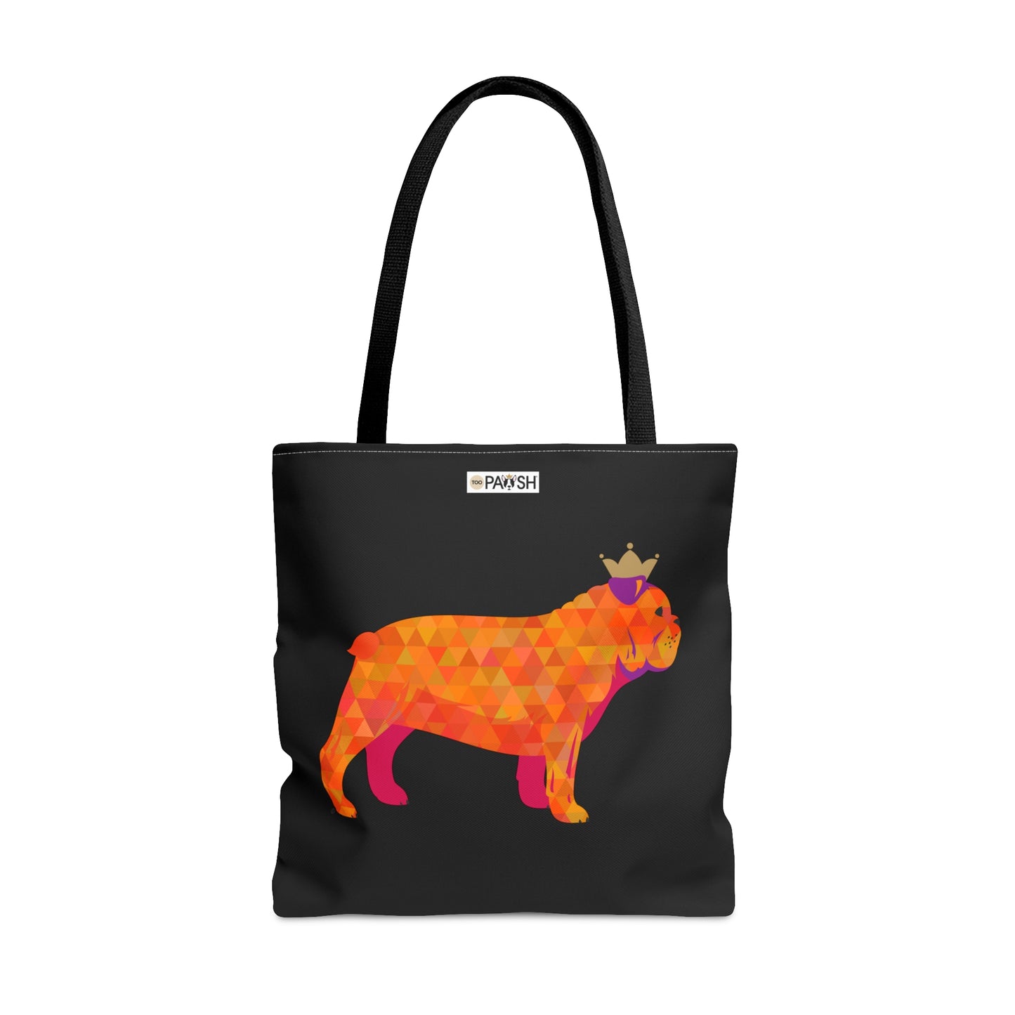 Frenchie Orange Tote Bag