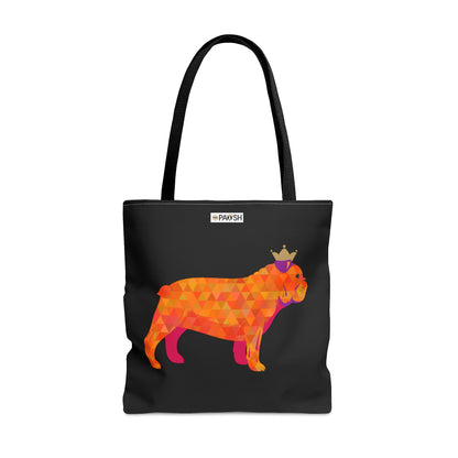 Frenchie Orange Tote Bag