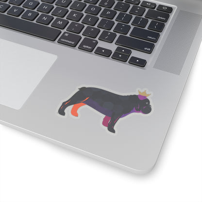 Frenchie Black Sticker