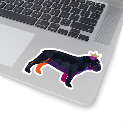 Frenchie Black Sticker