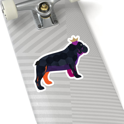 Frenchie Black Sticker