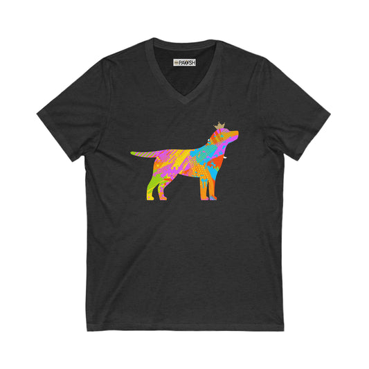 Labrador Unisex Jersey Short Sleeve V-Neck Tee