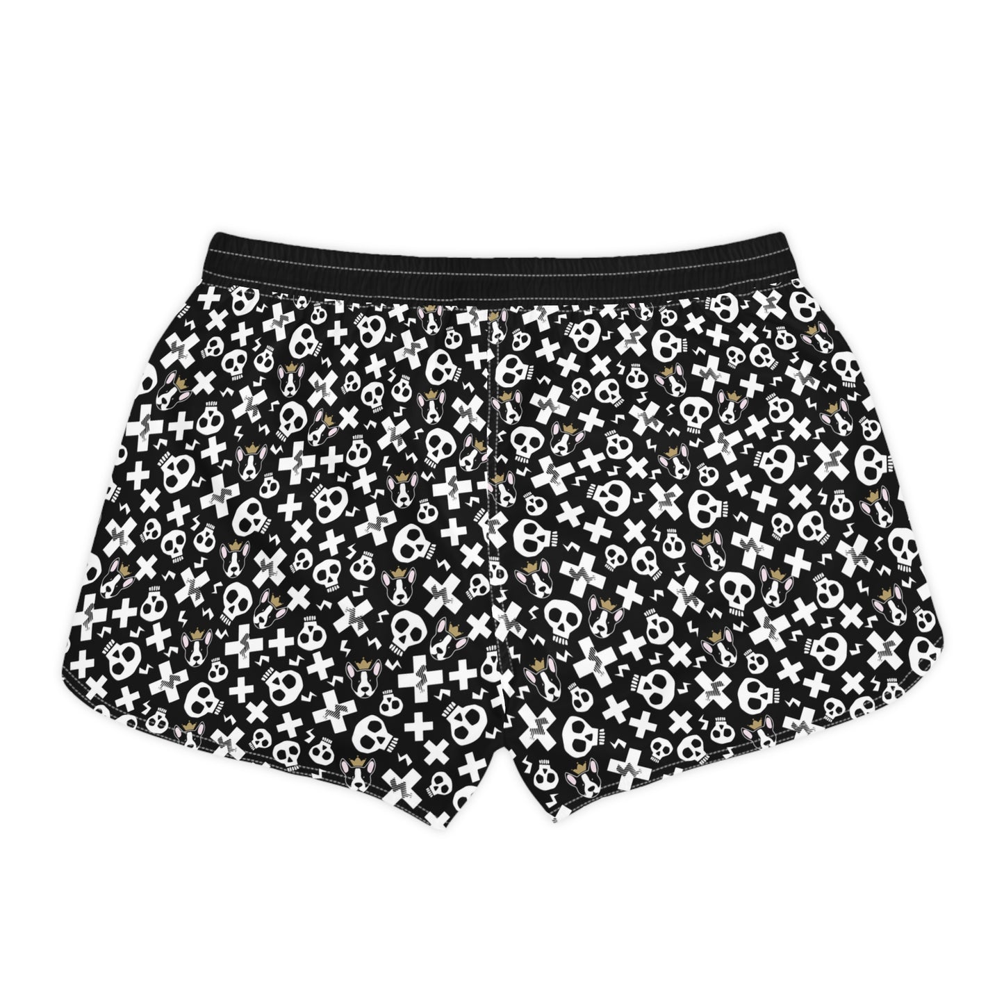 Glam & Punk Black Women's Casual Shorts