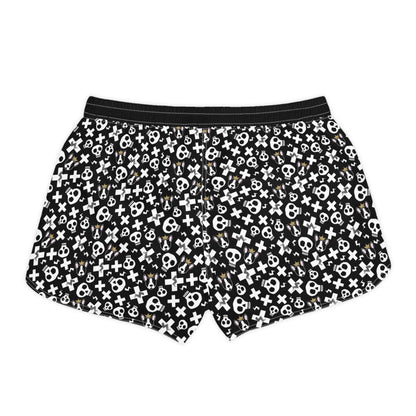 Glam & Punk Black Women's Casual Shorts