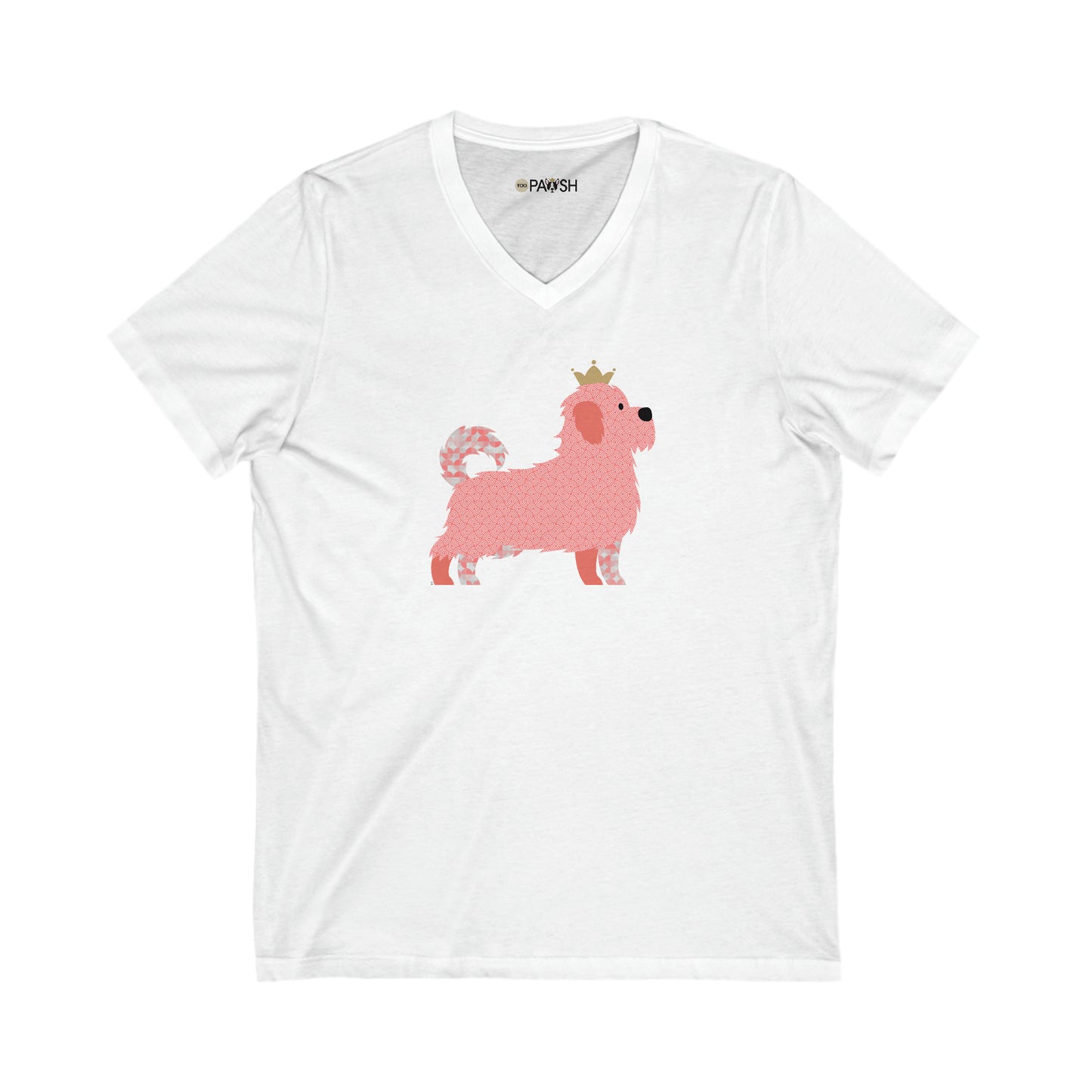 Maltese Unisex Jersey Short Sleeve V-Neck Tee