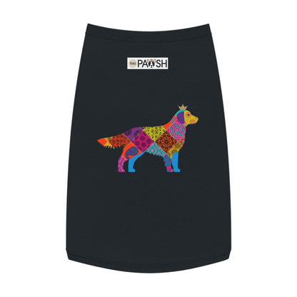 Golden Retriever Paisley Pet Tank Top