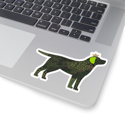 Labrador Camo Sticker