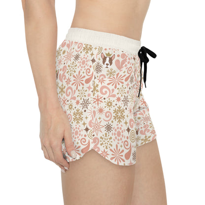 Snowfall Serenade Women's Casual Shorts