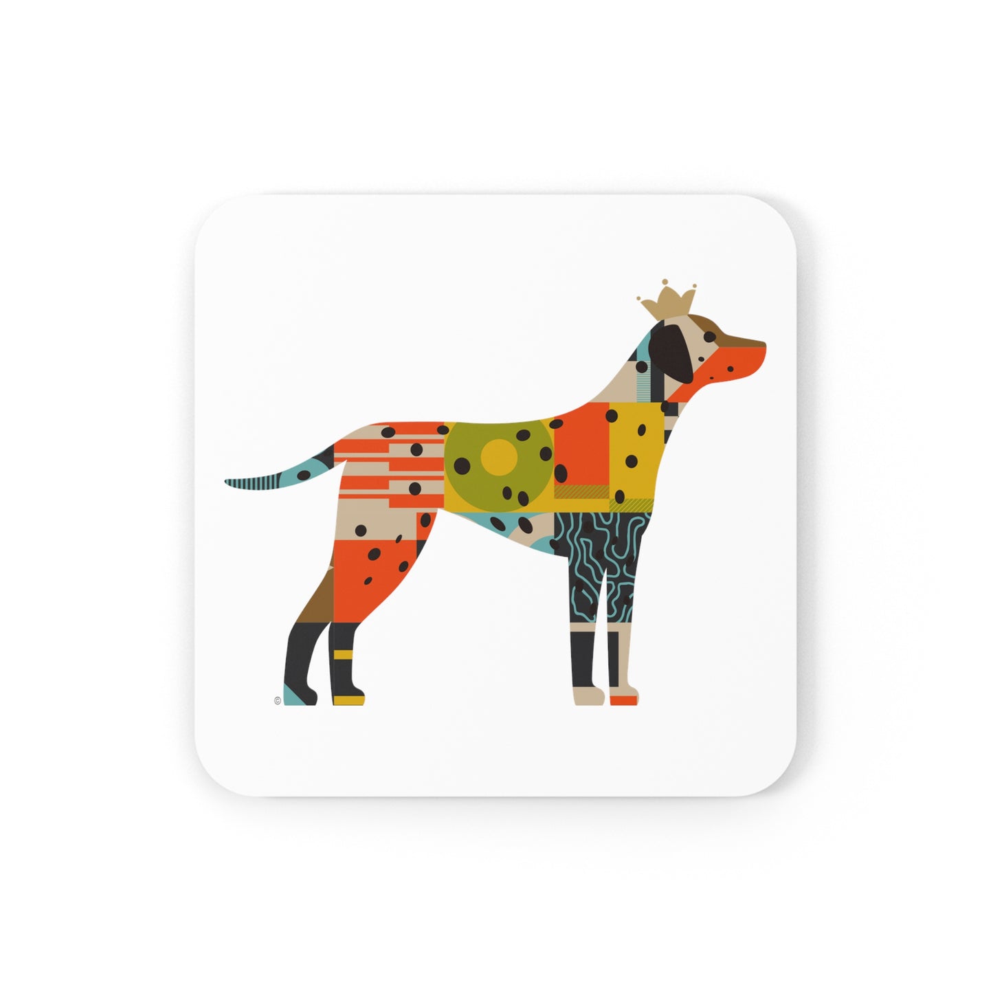 Dalmatian Corkwood Coaster Set