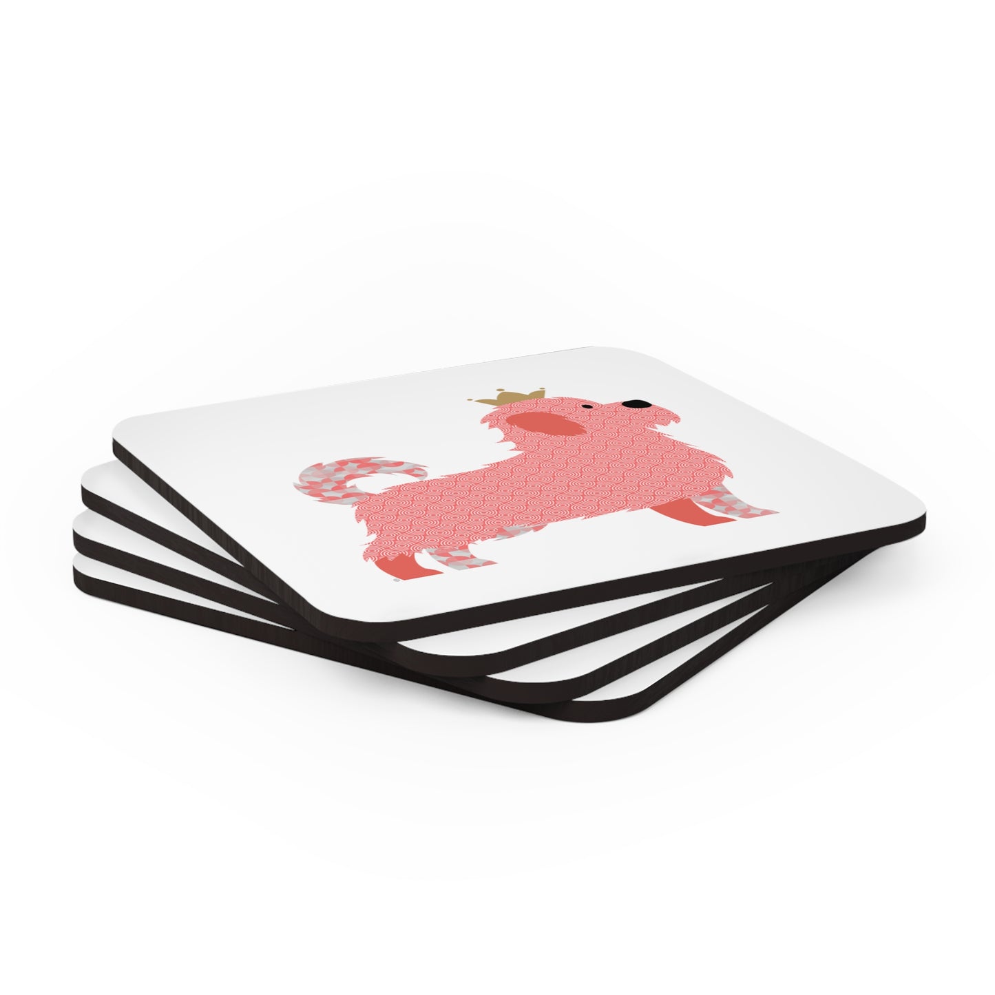 Maltese Corkwood Coaster Set