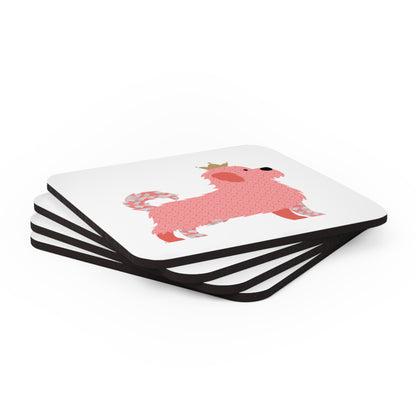 Maltese Corkwood Coaster Set