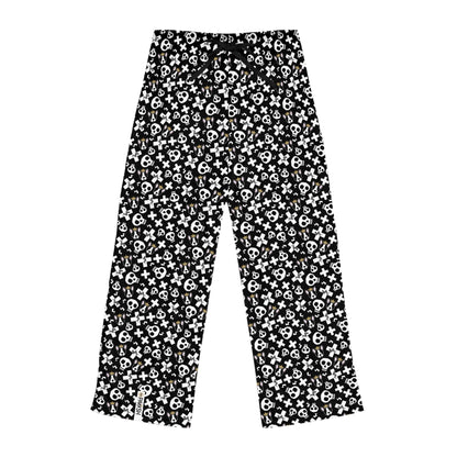 Glam & Punk Black Women's Pajama Pants