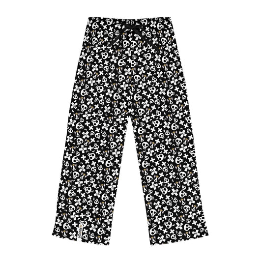 Glam & Punk Black Women's Pajama Pants