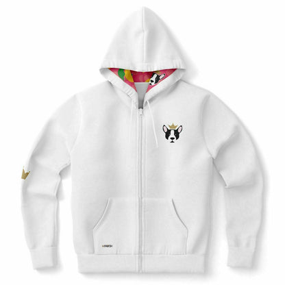 Limoncello Athletic Zip-Up Hoodie