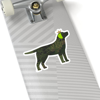 Labrador Camo Sticker