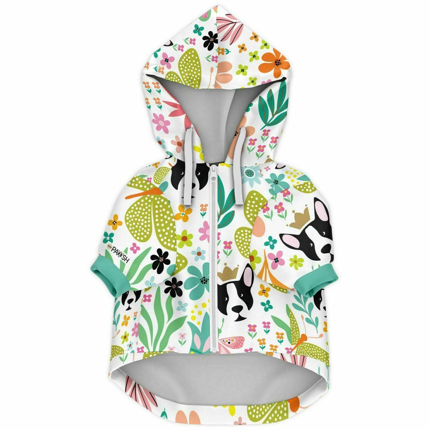 Whimsey Fashion Dog Zip-Up Hoodie