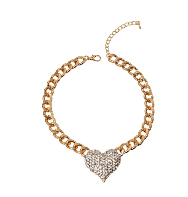 Glamourous Heart Necklace