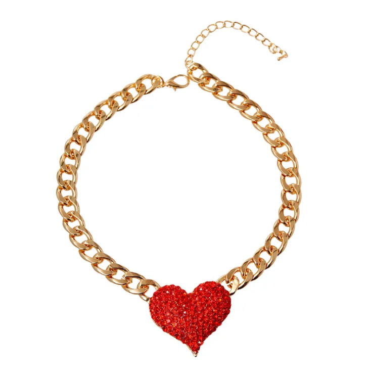 Glamourous Heart Necklace