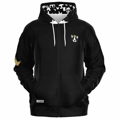 Glam Punk Athletic Zip-Up Hoodie copy